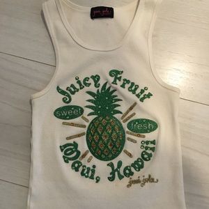 Joomi Joolz Juicy Fruit jeweled tank top